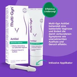 Multi-Gyn Multi-Gyn ActiGel - zur Behandlung und Vorbeugung bakterieller Vaginosen Tube mit 50 ml Gel für circa 25 Anwendungen im Intimbereich und in der Scheide