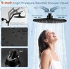IUERASD Rain Shower Head with Handheld, High Pressure Dual Shower