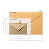 G.C.PRESS Pearl White Mini Message Card Envelopes [5 / 62