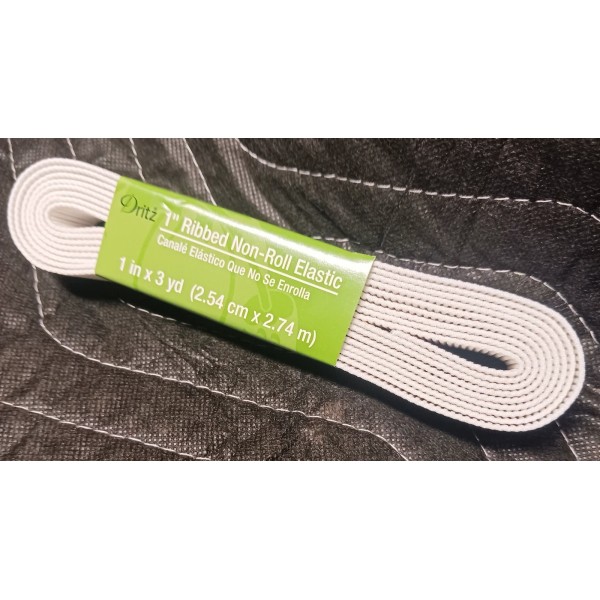 DRITZ Non-Roll Elastic 1" Wide x 3 Yard Long -