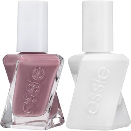 essie gel couture nail polish + top coat kit, take me to thread + top coat, 1 kit
