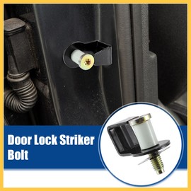 REPAIROCK Door Lock Bolt Assembly Replacement Fit for Ford F-150 F-250 - Pack of 2 Black Auto Replacement Parts