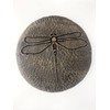 Solid Rock Stoneworks Round Dragonfly Stepping Stone- 1in Tall x