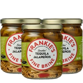 Frankie's Fine Brine 3 Jar Tequila Jalapenos Pickle Pack - 3 x Tequila Jalapenos Pickles