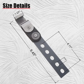 Elifecenter Heavy Duty Open End Thick Swivel Metal Bracket Style Muffler Exhaust Hangers