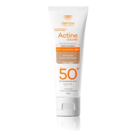 Protector Solar Dermatológico Facial Actine Colors Medio FPS50+ 40g Darrow