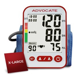 advocate Digital High Blood Pressure Monitor for Home Use, Automatic Readings for Upper