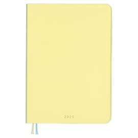 Daigo E9614 2025 Planner Mill Weekly Vertical Yellow Planner, Starts March 2025