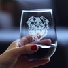 Australian Shepherd Face - Stemless Wine Glass - Unique Dog