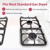 COZZIVITA Aluminum Gas Stove Burner Covers -Thicker Foil Square Burner