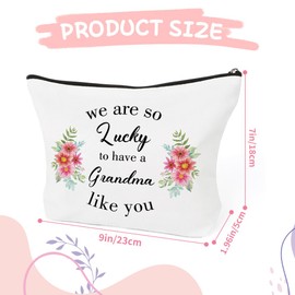 Grandma Gifts,Nana Gifts,Presents for Grandma,Grandma Birthday Gifts,Great Gifts for Grandma,Nana Gifts from Grandchildren,Makeup Bag,Mothers Day Gifts for Grandma,Nana Christmas Gifts,Gifts for Women