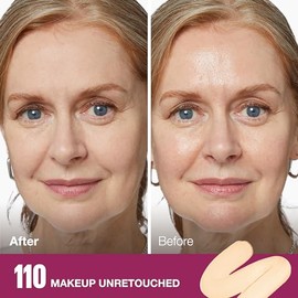 Maybelline Base De Maquillaje Instant Age Rewind Eraser De Maybelline Con Fps 20 Y Humectante Provitamina B5, 110, 1 Unidad 110 0,68 Onzas Líquidas (P