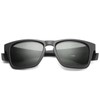 Trendy Square Polarized Sunglasses for Men, Wrap-Around Side Protection Design