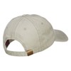 e4Hats.com Indiana State Flag Map Embroidered Washed Cap - Stone