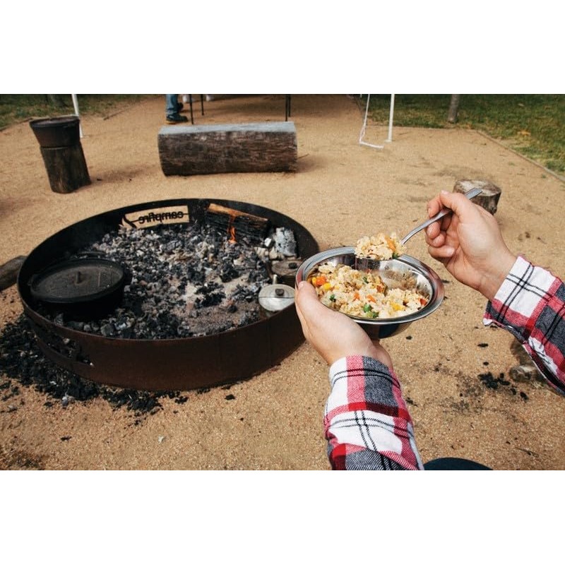 Campfire Stainless Steel Dinner Bowl, 16 cm Size