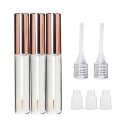 0.34 fl oz Empty Eyeliner Tubes (Rose Golden (Metal), 3 PCS EL)