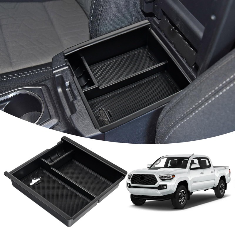 BILOPER Center Console Organizer for Toyota Tacoma 2016-2023 Accessories Storage