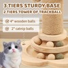 Xeticey Cat Scratching Post Multifunctional Sturdy Cat Scratcher for Indoor
