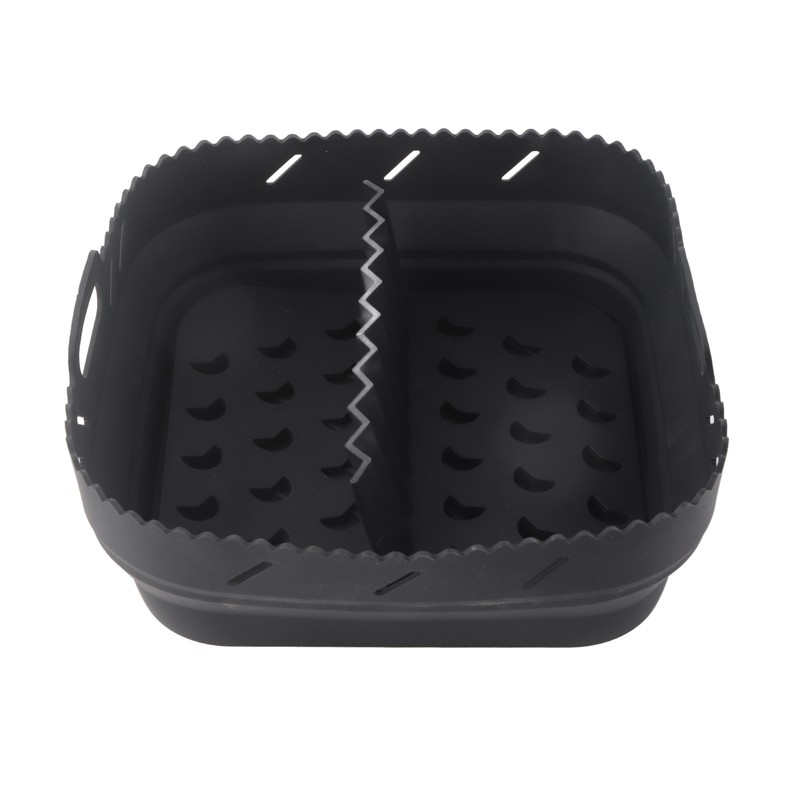 Square Air Fryer Silicone Baking Pan with Silicone Mat Air