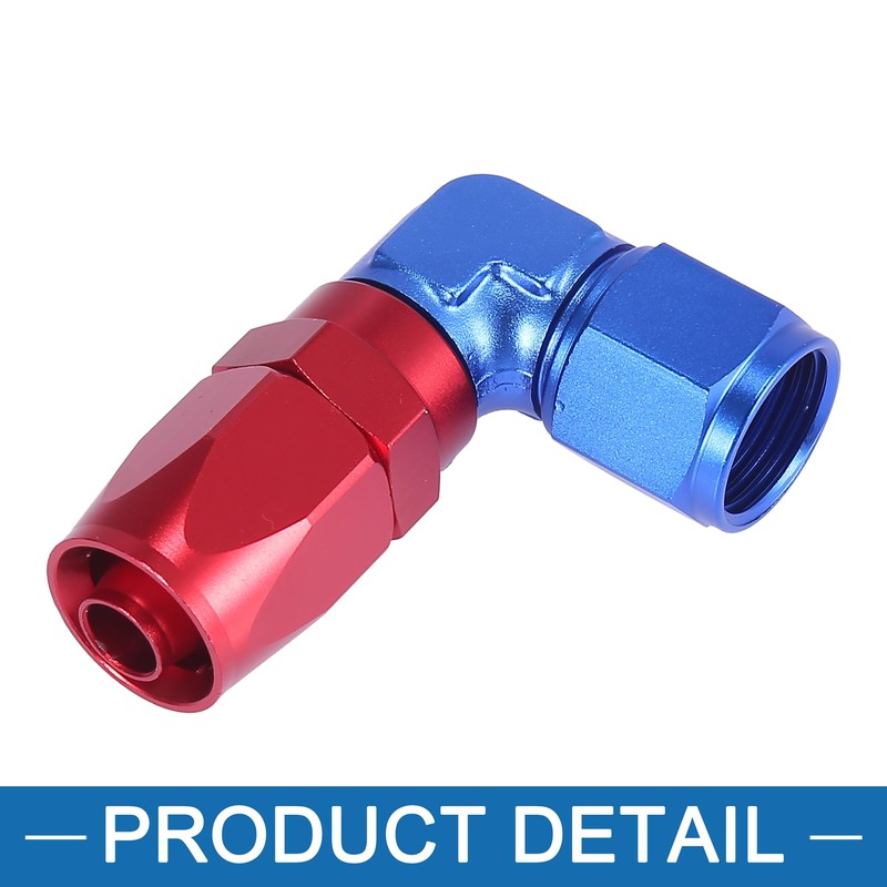 A ABSOPRO AN8 90 Degree Female Swivel Coupler 6061 Aluminum
