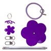 Portable Yarn Holder for Crocheting, Flower Fruit Travel Yarn Holder