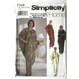 Misses Caftans Simplicity 5788 Sewing Pattern Size 10 - 26 - Bust 32 1/2 - 48