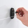KUNGYO Extendable Washing Line - Wall Mounted Pull Out Stainless