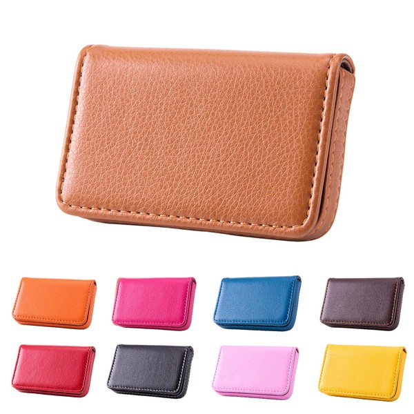 Waylipun Business Card Case, PU Leather Premium Business Card Holder