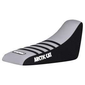 Enjoy Mfg Arctic Cat 50 90 Gripper Seat Cover  2002 - 2005  BLACK/SILVER/B