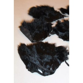 10 Fox Fur Face Pelt Hide Lot Leather Whitetail Deer Hunt Taxidermy Mountain Man