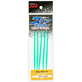 MARUSHINGYOGU Dragon Sea Bream Lava Pair Tie, Slim Straight, Green Glitter