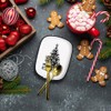 ANATTASOUL Xmas Ceramic Spoon Rest for Stove Top Christmas Tree