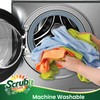 SCRUBIT Microfiber Cleaning Cloth - 8PK- Super Soft Cloths for