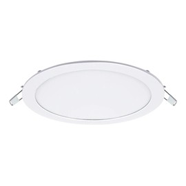 Long Life Lamp Company Long Life Lamp Company 18w Round LED Ceiling Light Recessed Flat Panel 4000k Cool White 225 x 225mm Includes Transformer
