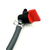 KINDZA 5 Feet 1/4 inch ID Fuel Line Hose Kit
