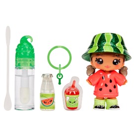 YUMMILAND Lip Gloss Doll - Maya Watermelon - Scented Doll with DIY Lip Gloss Set - Suitable for Children from 4 Years