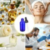 JIUWU 15 Pcs,1 Oz Dropper Bottle,Blue Glass Eye Dropper Bottle