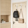 GAOHUI 2 Pack Over Door Hooks, Double Over Door Hangers