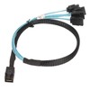 12GBPS Mini SAS HD SFF 8643 to 4 SATA 3.0
