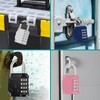 ZHEGE Padlock with Code, 4 Digit Combination Lock for Locker,