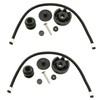 YTgilo 2PCS Nylon Buckle Fastener Kit Canvas Snap Multifunctional Fastener