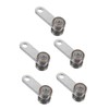 jojofuny 5pcs Solid Steel Trolley Assembly 2 Wheel High-precision Roller
