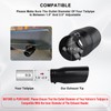 Mupera Adjustable 1.5"-2.5" Exhaust Tip - Professional Black Exhaust Tips,