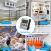 Upgraded Refrigerator Thermometer, Freezer Thermometer with High & Low Temperature