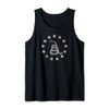 GADSDEN RATTLESNAKE BETSY ROSS FLAG RING OF STARS PATRIOT Tank