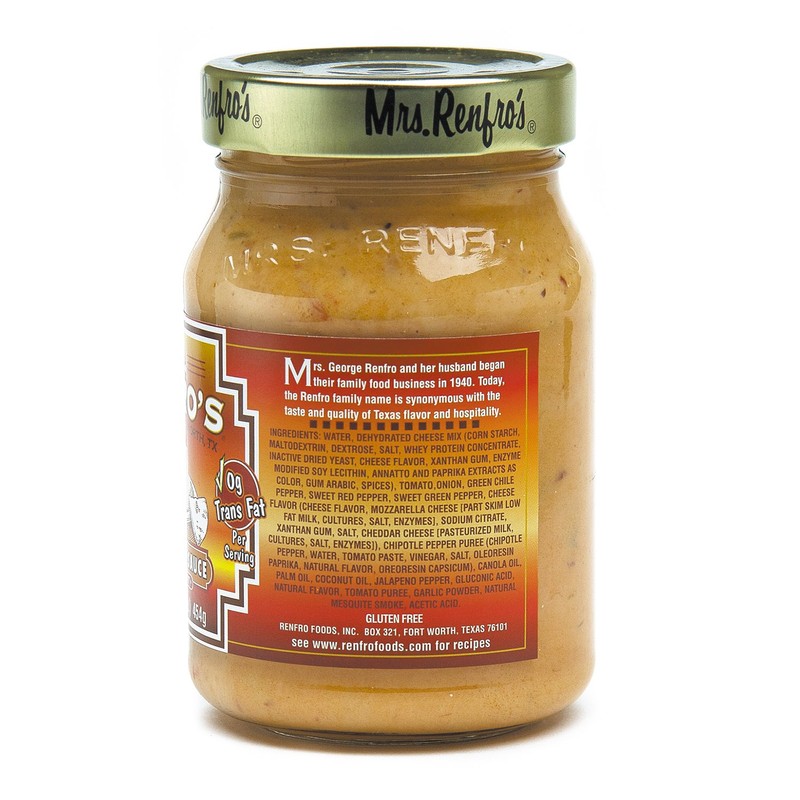 Mrs. Renfro's Nacho Cheese Sauce with Chipotle, 16 oz (2