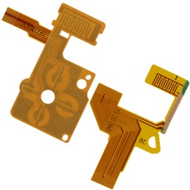 Deal4GO Left & Right Keypad D-Pad Cross Buttons Conductive Membrane Film Replacement for PSP 1000 Console, Transparent Blue