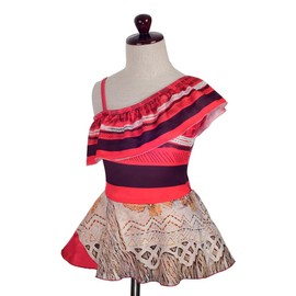 Lito Angels Swimming Costume One Piece with Accessories for Kids Girls Swimwear Swim Dress Summer Beach Size 2-13 Years, Swimwear Only