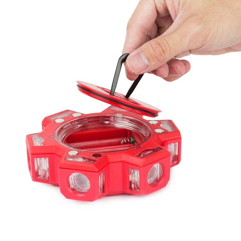 Wagan FRED Flashing Roadside Emergency Disc LED Flare 6 Flash