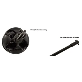 ESKIMO 48700 Barronett Blinds Hub Replacement Hub Blind Pin Style Assembly House